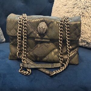 Kurt Geiger Metallic Green Shoulder Bag